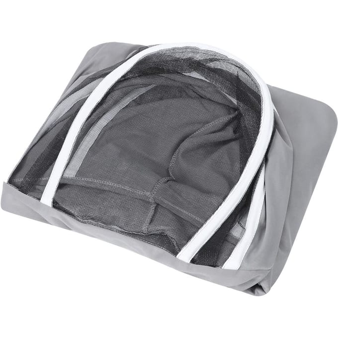 Eendelig Imkerpak Beschermkleding Smock Dubbele Ritsen Imkerbenodigdheden Grijs(XL ) XL gray