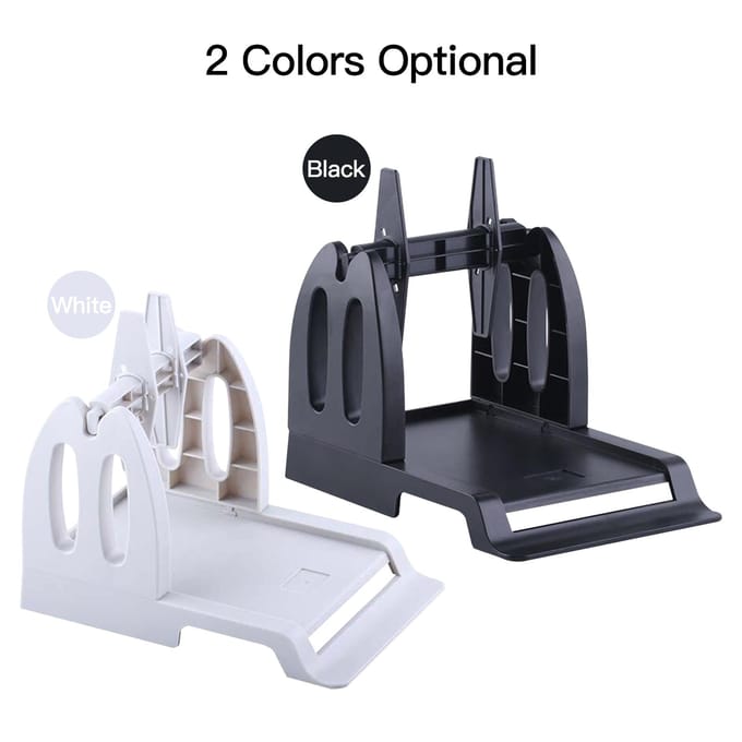 Labelhouder voor Desktop Thermische Labelprinter 2 in 1 Rollen & Fan-Fold Stapellabels Verzending