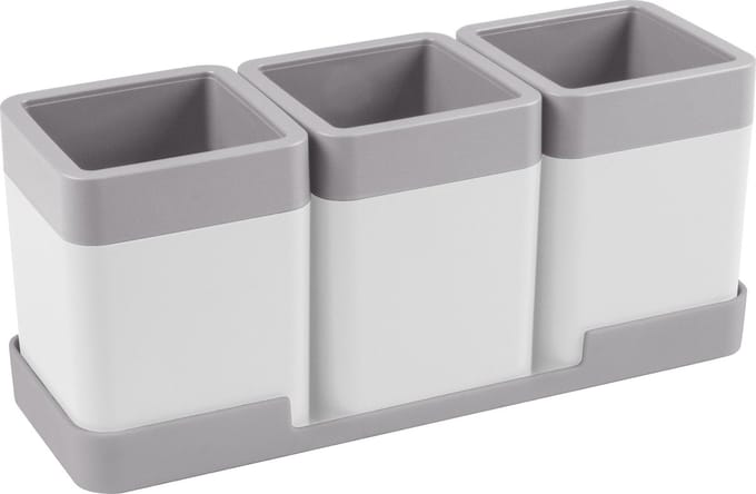 Sunware - Sigma home organiser set met tray 0,6L wit grijs