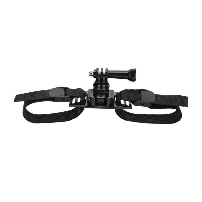 Sangle de fixation pour casque de caméra d'action avec base adaptateur à support pour caméra d'action Hero 9 10 black