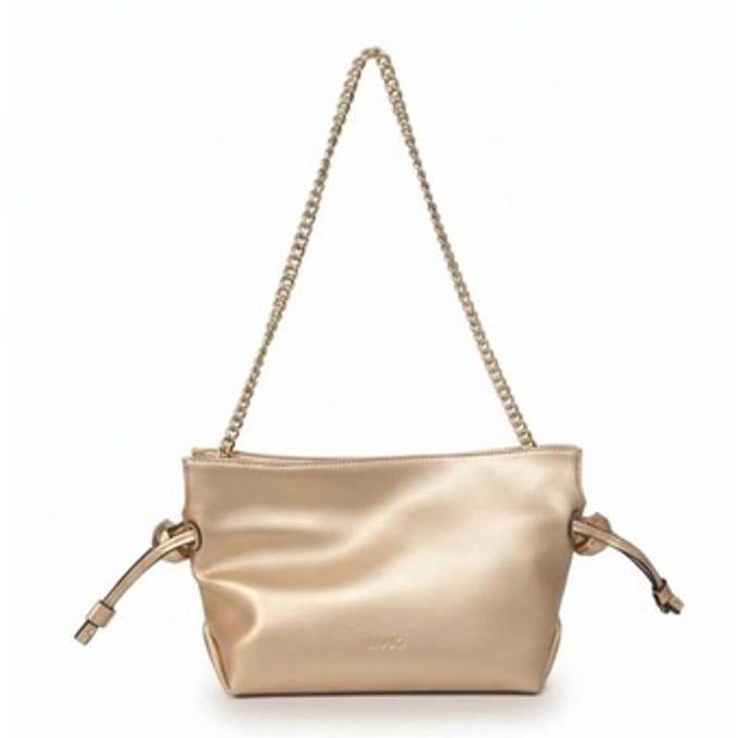 LIU JO schoudertas Riccy ECS Hobo Bag Light Gold goudkleurig