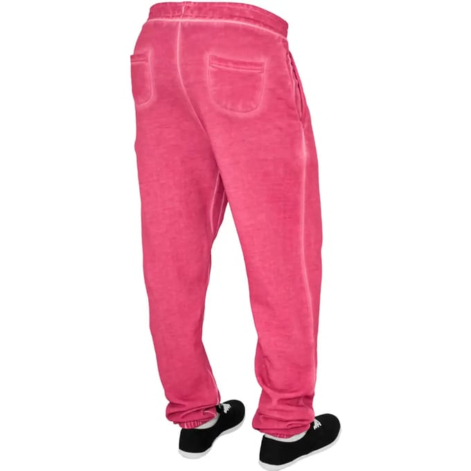 Urban Classics - Spray Dye Dames joggingbroek - S - Oranje