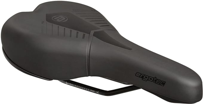 Zadel Ergotec Performance 266 x 144 mm soft - zwart