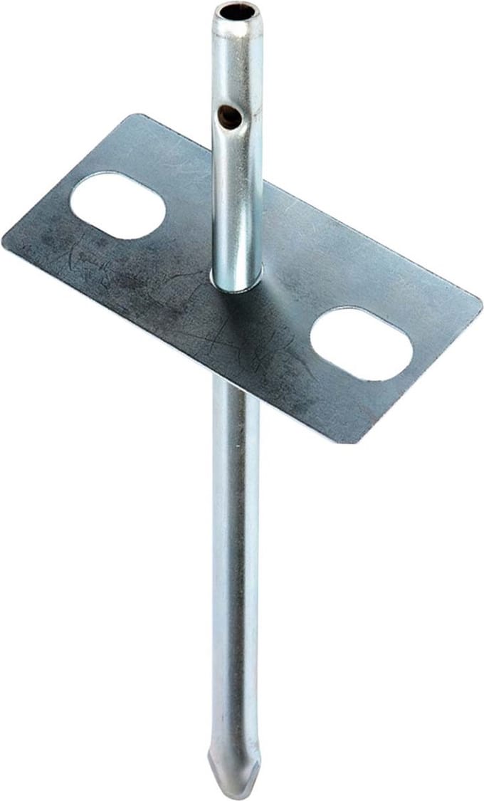 Bo-Camp - Windschermharing - Met plaat - 30 cm - 4 Stuks