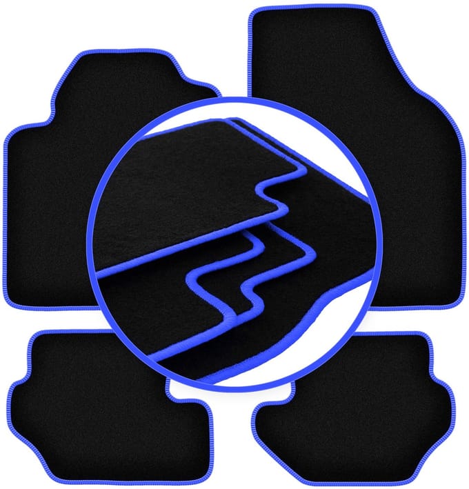CARLUX-BLUE automatten voor: Ford Fiesta MK4 hatchback (1995-1999)