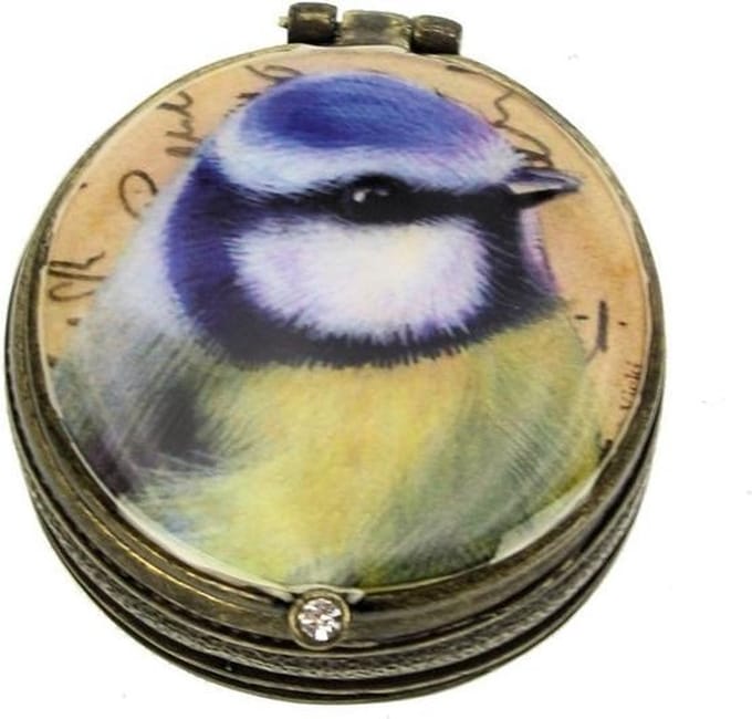 Doosje Koolmees rond Ø4cmxH1,6cm