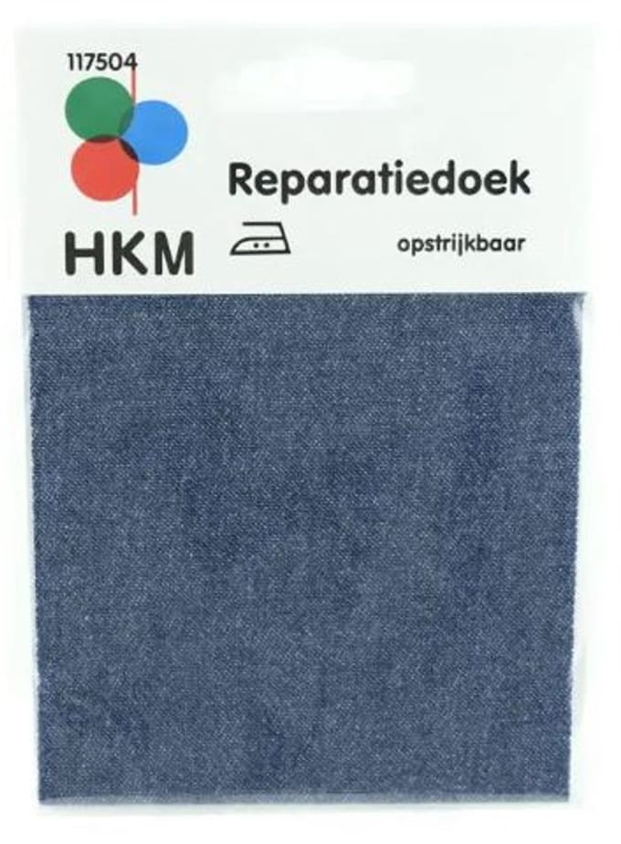 OPRY REPARATIEDOEK JEANS OPSTRIJK. 10X40CM MID. BLAUW