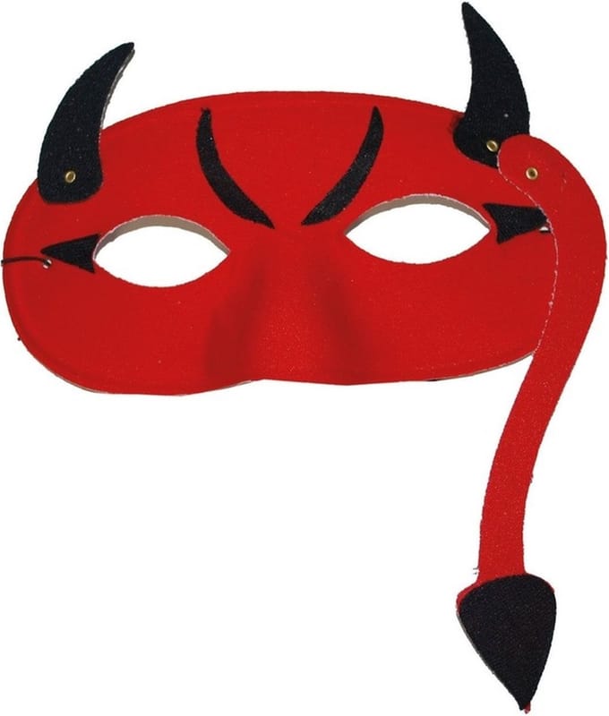 België Oogmasker Duivel Met Staart