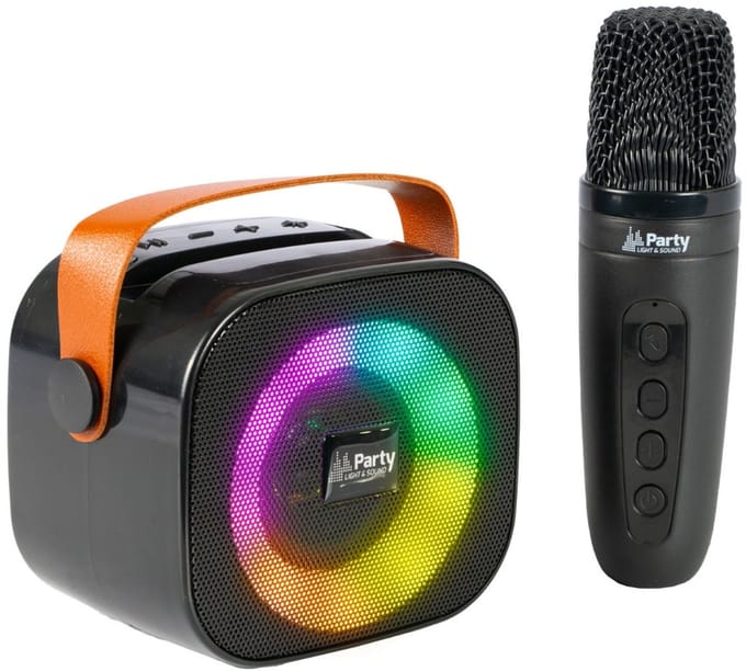 Party KARAKID10 Mini bluetooth speaker met 1 draadloze microfoon