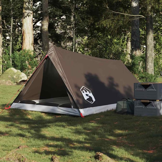 vidaXL - Tent - 2-persoons - waterdicht - bruin