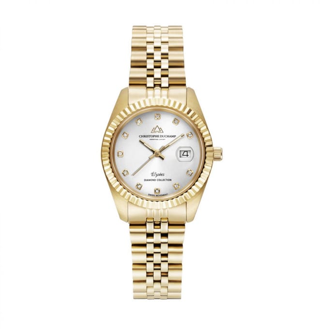 Christophe Duchamp Diamond Elysee dames Horloge 33mm CD7201-4