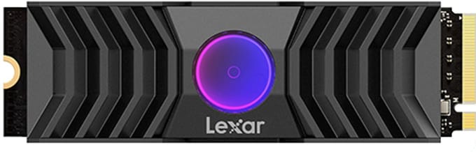 Lexar NM1090 Met Heatsink 1TB - Interne SSD - M.2 2280 - PCI Express 5.0 x4