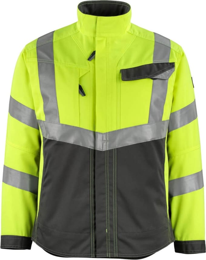 Mascot Safe Supreme Jas 15509-860 - hi-vis geel/donkerantraciet - S