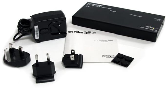 StarTech 2-poort DVI Video Splitter met Audio