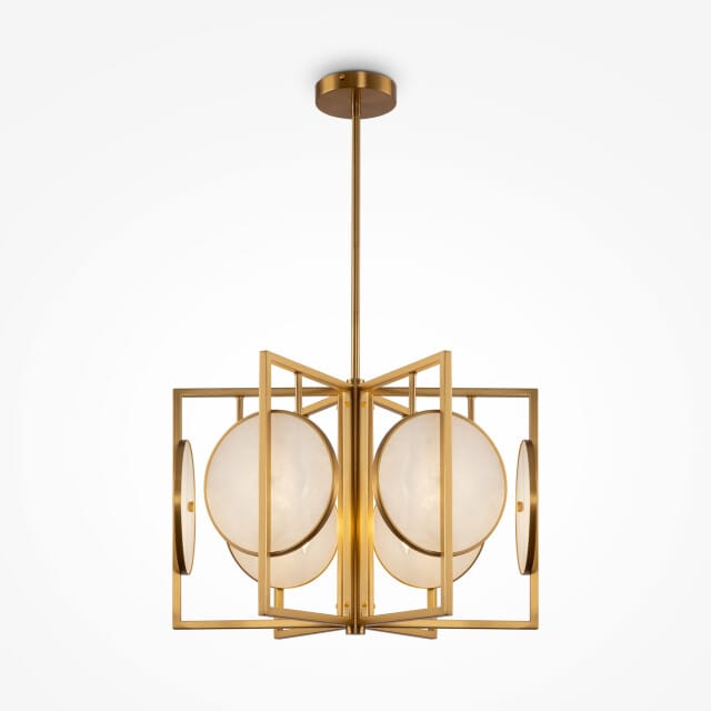 Maytoni - Hanglamp Marmo - Goud - Ø51,7