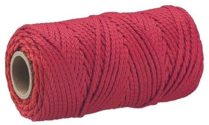 Multifunctioneel Touw 1,7 mm x 100 m – Polypropyleen, UV-bestendig, Rood