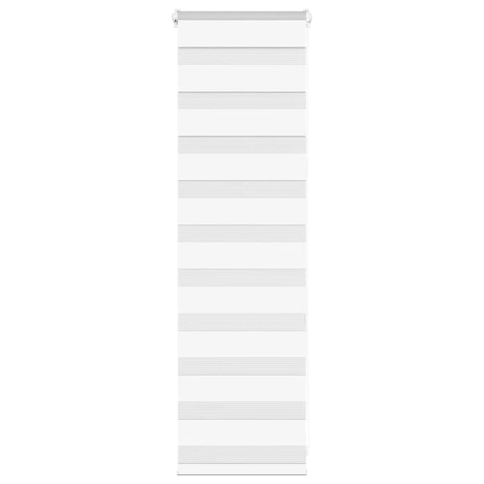 vidaXL - Zebra - rolgordijn - 50x100 - cm - stofbreedte - 45,9cm - polyester - wit