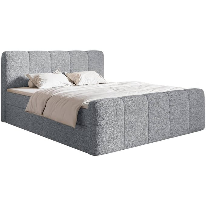 Boxspring Chloe 180x200 bouclé met opbergruimte | NADUVI Collection