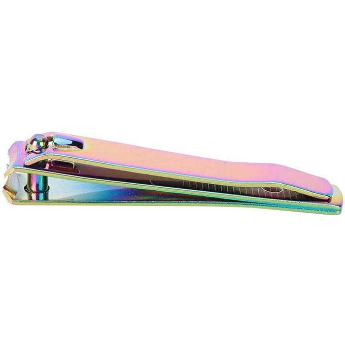 Verchroomde Nagelknipper Koolstofstaal Verloopkleur Modieuze Nagelknipper Knipper Manicure Tool beige