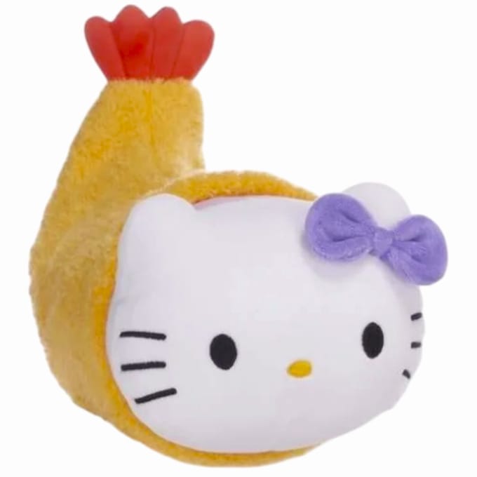 Hello Kitty (Roze) Sushi Roll Pluche Knuffel 25 cm