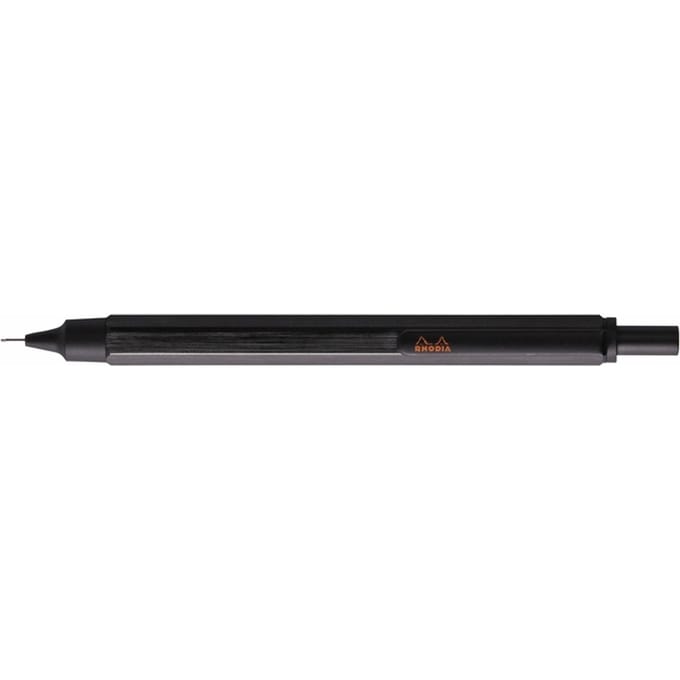 Rhodia Script Mechanical Vulpotlood – Zwarte body – 0,5 mm schrijfbreedte