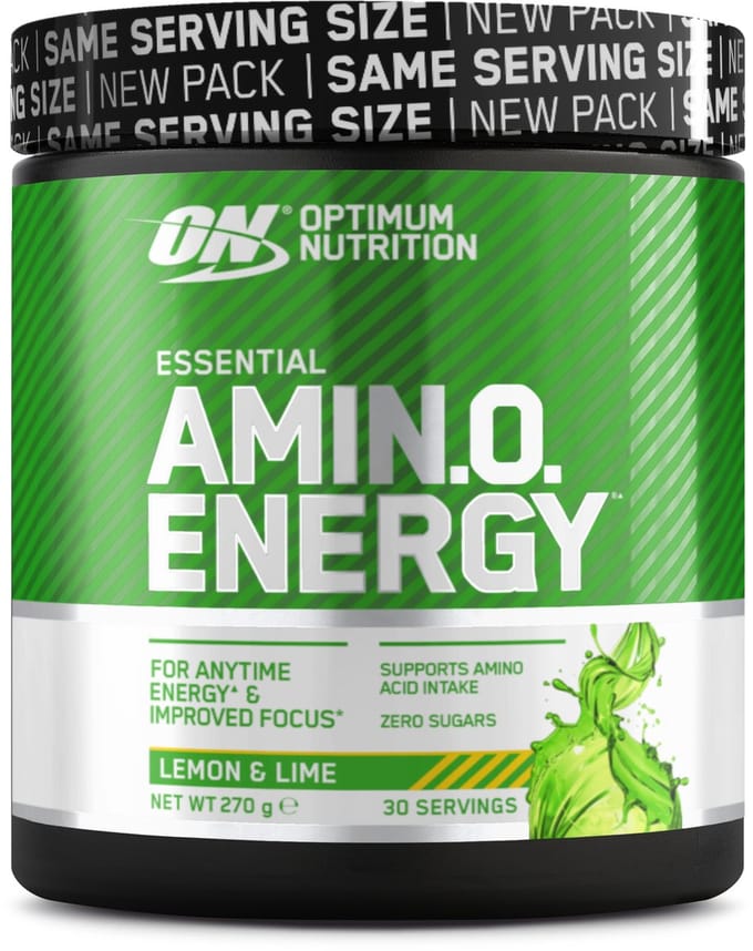 Optimum Nutrition Essential Amino Energy - Lemon Lime - Pre Workout - BCAA & EAA Aminozuren - 270 gram (30 doseringen)