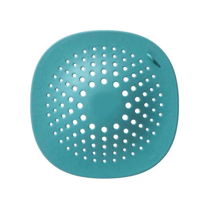 Cache de bonde de douche polyvalent à mailles fines empêche le colmatage résistance aux odeurs plastique évier de cuisine blue