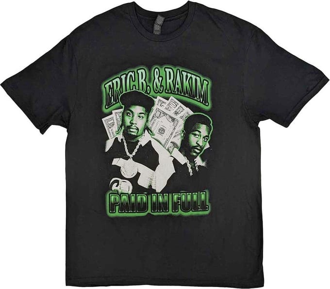 Eric B. & Rakim - Paid In Full Heren T-shirt - S - Zwart
