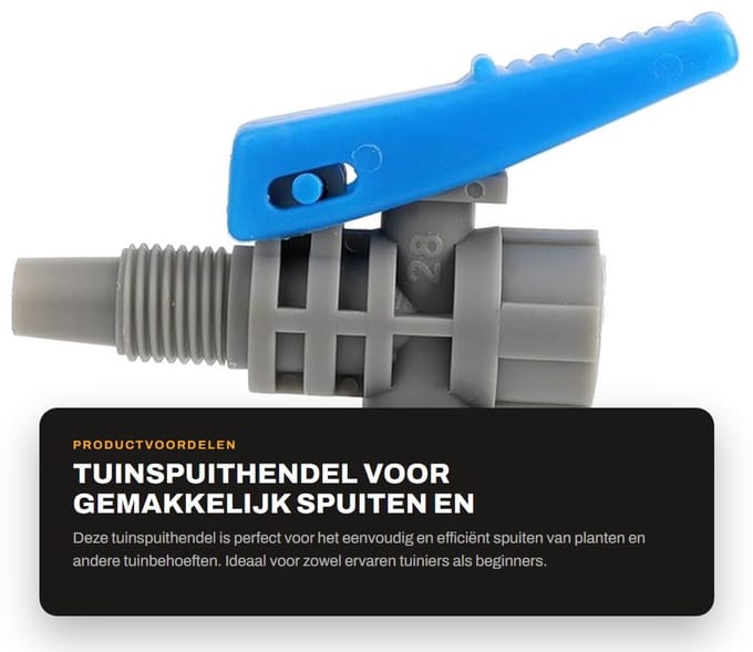 Dailygoods - Tuinspuithendel voor Gemakkelijk Spuiten en Efficiënt Gebruik
