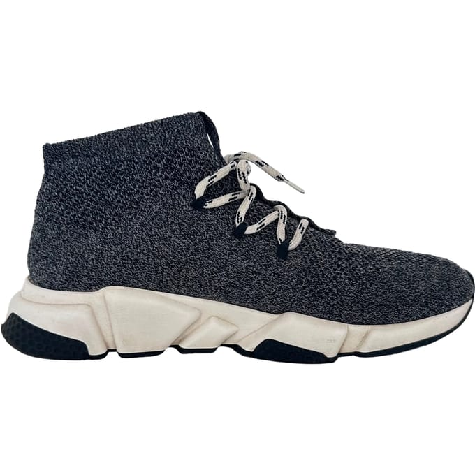 Balenciaga Speed ​​vetersneakers in grijs polyester