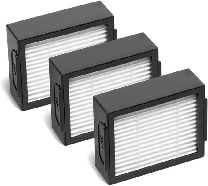 3-delige Filterset - Geschikt voor iRobot Roomba e/i/j Series (E5 E6 i3-i8+) Stofzuigerrobots
