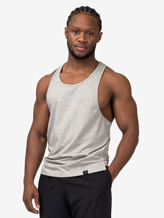XXL Sportswear Performance Tank Top - Marl Grey Grijs XL