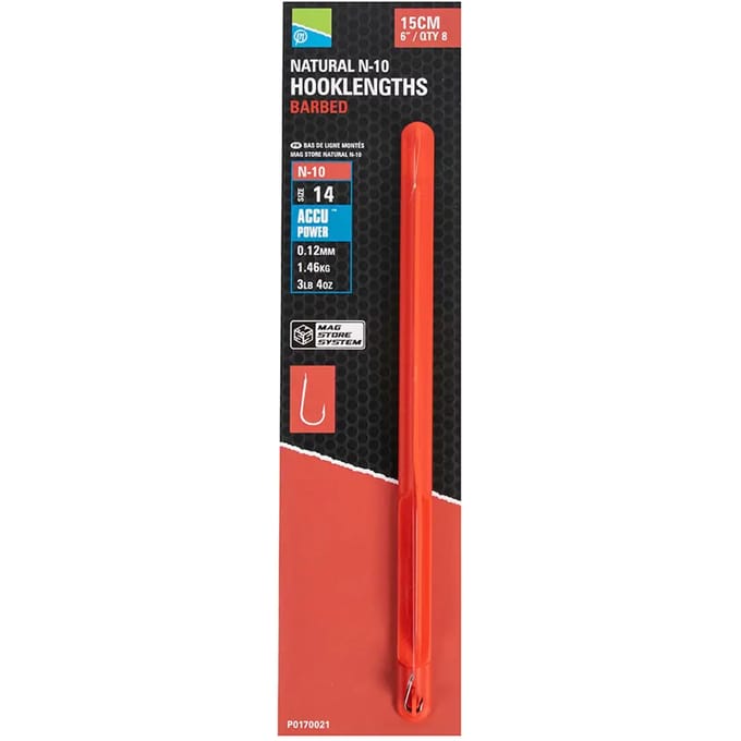 Gemonteerde leiders Preston natural n-10 mag (x8)