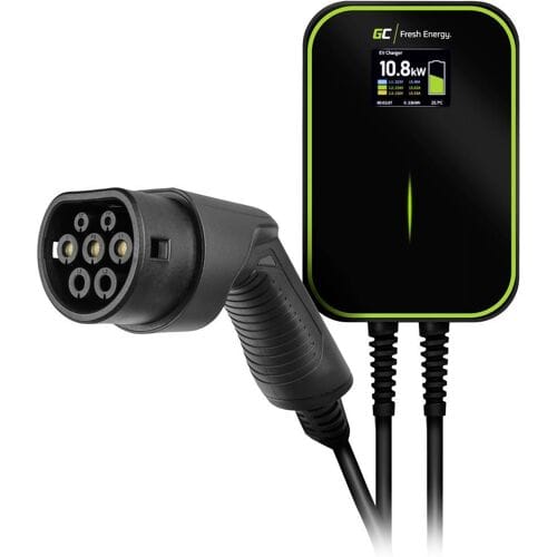 Wallbox GC EV PowerBox 22kW lader met Type 2 kabel voor het opladen van elektrische auto's en Plug-In hybrids.