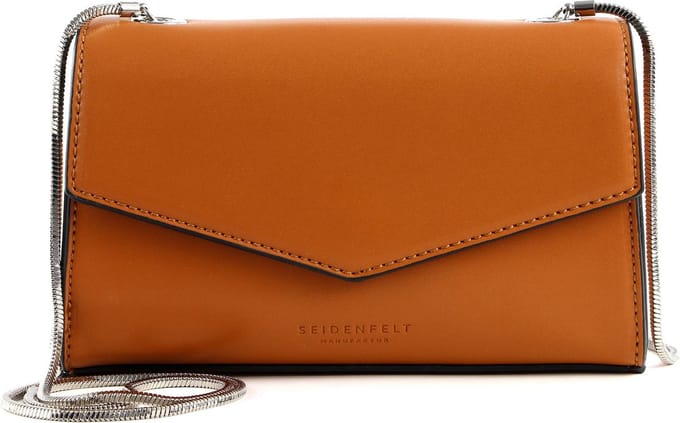SEIDENFELT MANUFAKTUR Schoudertas Avondtas Risor Burned Amber Bruine