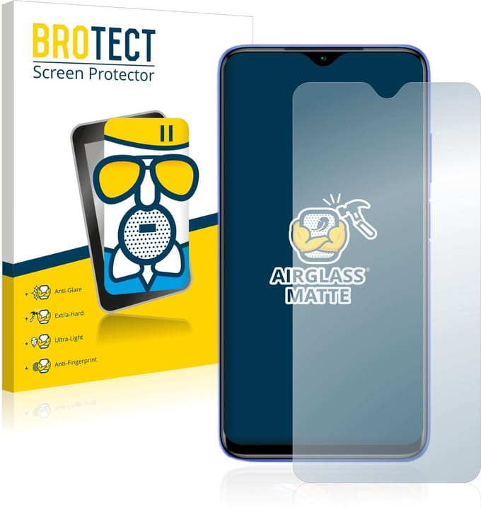 BROTECT - Screenprotector voor Xiaomi Redmi 9T - Folie Beschermfolie Beschermglas matte