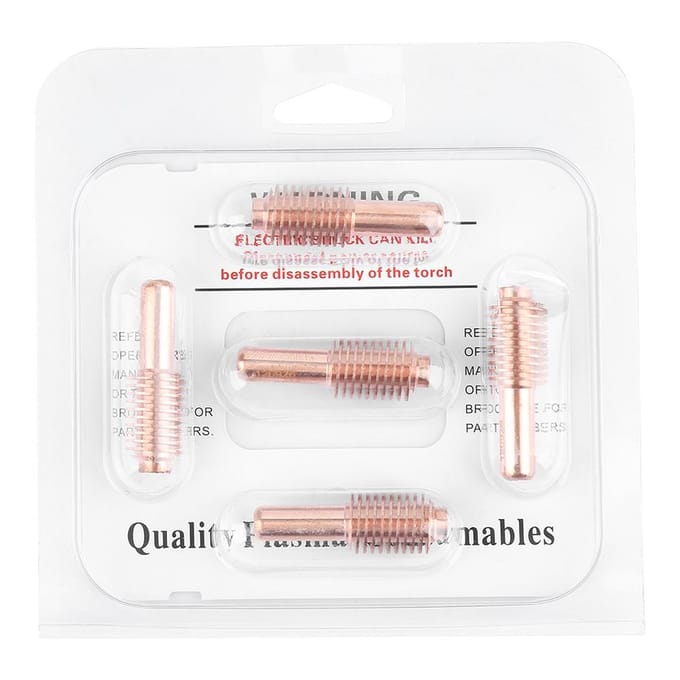 5 pièces Électrodes Consommables pour Coupeur Plasma 120926 pour Machine de Coupe MAX1250
