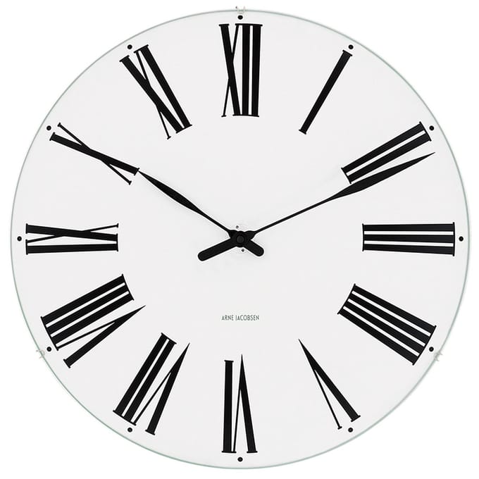 Arne Jacobsen - Roman Wall Clock 43652 - Klok - Wandklok - Ø 48 cm