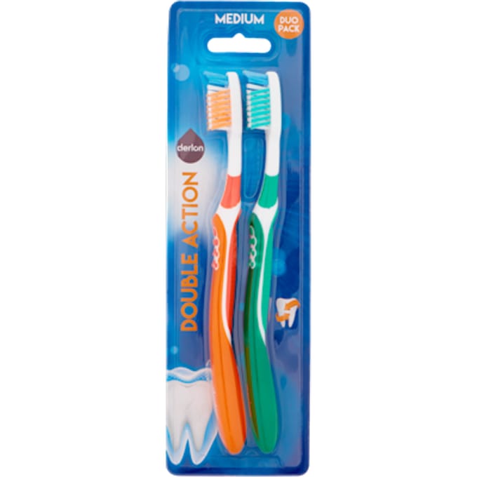 Tandenborstel medium duo pack