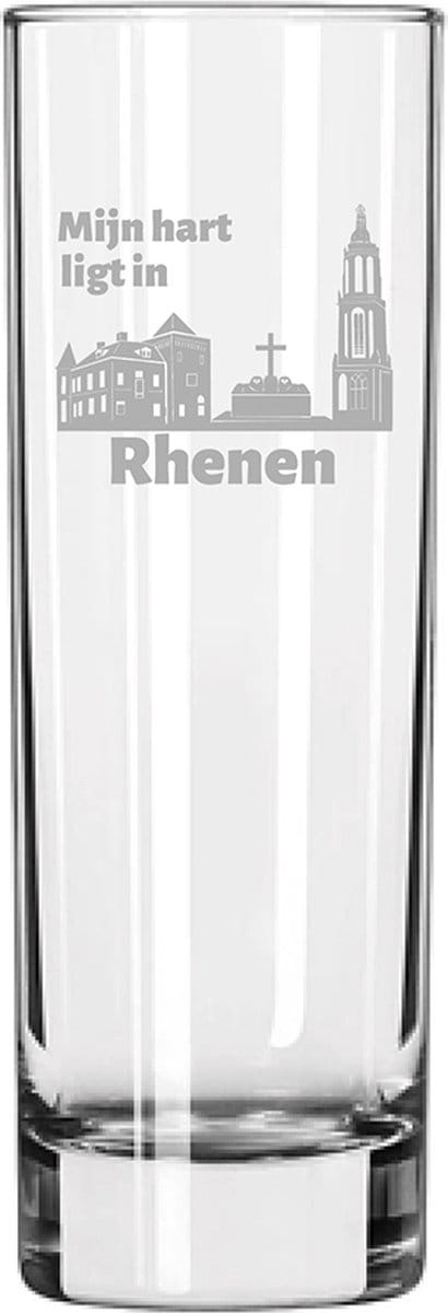 Gegraveerde longdrinkglas 22cl Rhenen