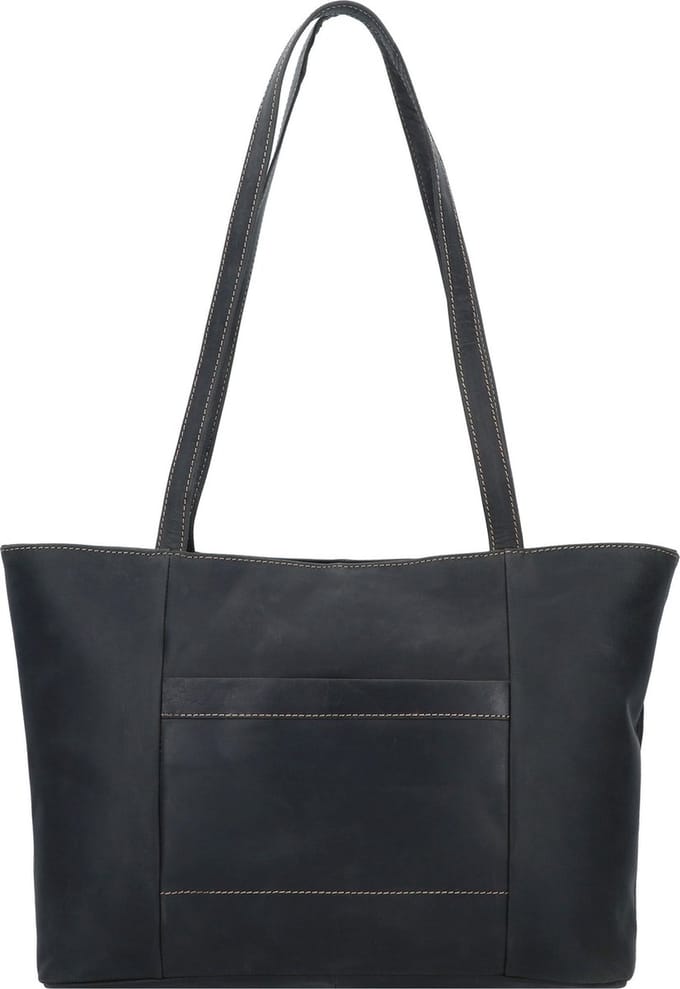 Jack Kinsky Baltimore 18 Schoudertas Leer 34 cm - Dames - anthrazit