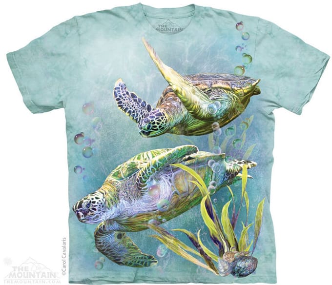 T-shirt Sea Turtle Swim S