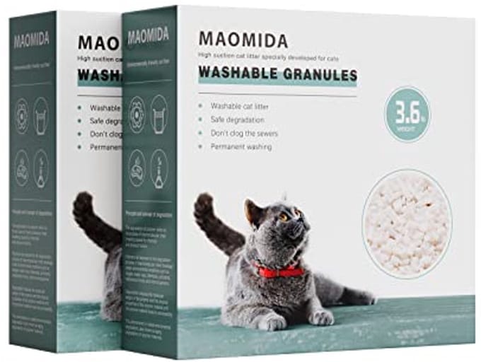 Kattenbakbak Navullingskorrels - Wasbare Composteerbare Granules