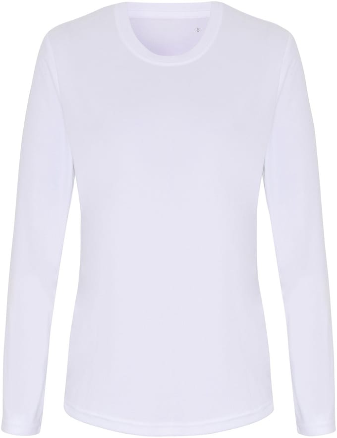 TriDri Women´s Long Sleeve Performance T-Shirt TR060 - White - M