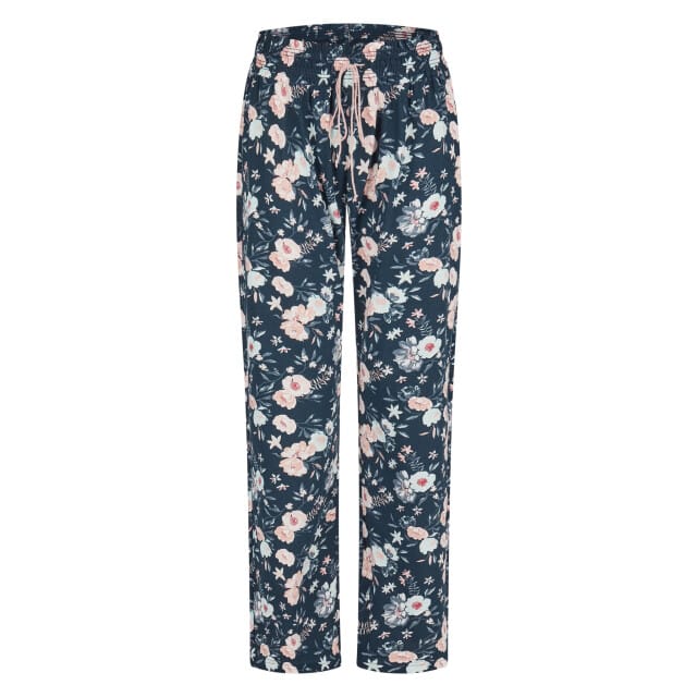 By Louise Dames Pyjama Set Lang Roze Gebloemd - Maat S
