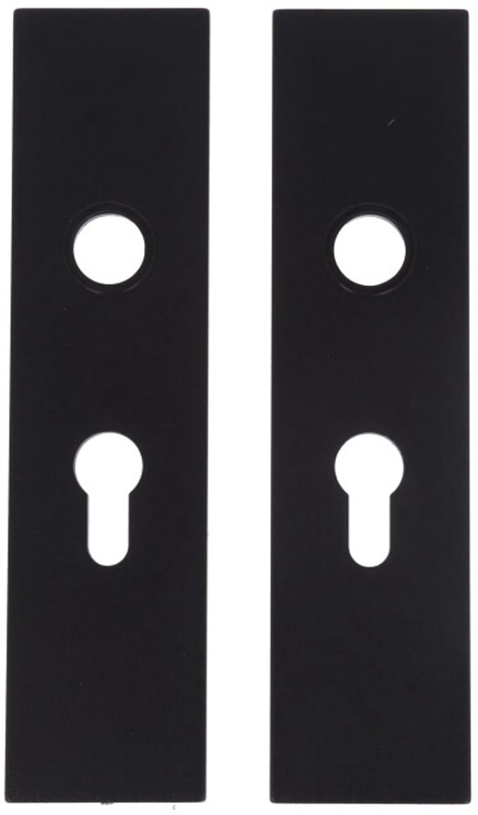 Binnendeurschild Alu. Invisible Zwart Pc55