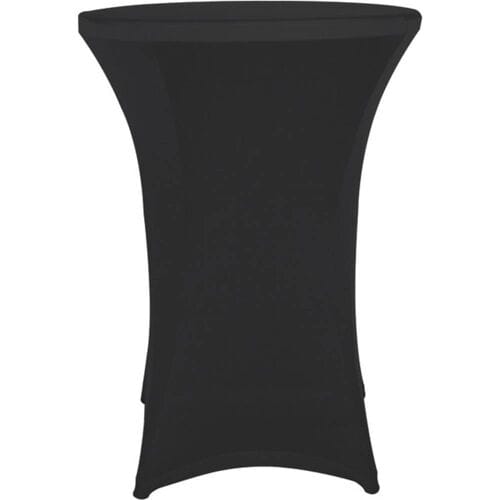 Perel Hoes voor statafel, zwart, rond, Ø 80 cm x 100 cm