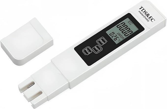 Digitale 3-in-1 Waterkwaliteit Tester: TDS, EC & Temperatuurmeter voor Aquarium, Zwembad en Drinkwater