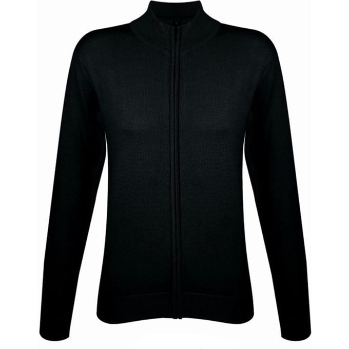 SOLS Vrouwen/dames Gordon Full Zip Cardigan (Zwart)