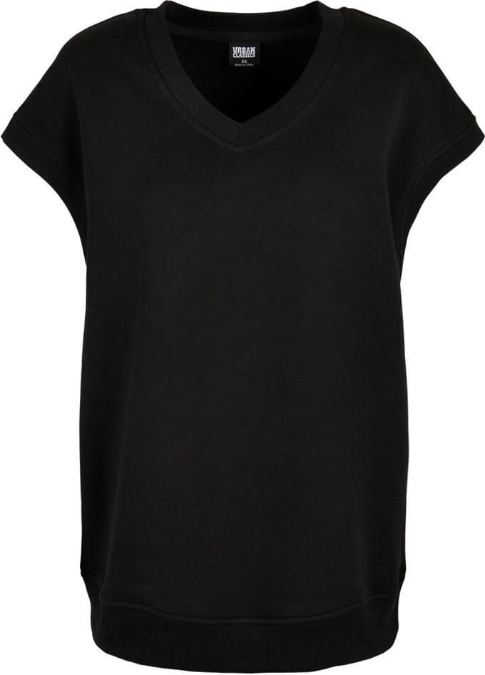 Urban Classics - Oversized Sweat Gilet - XS - Zwart